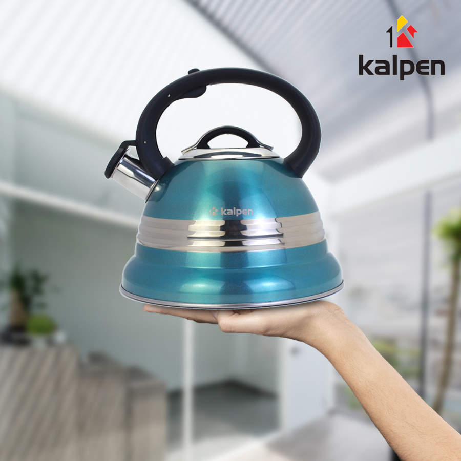 Ấm đun nước Inox 304 cao cấp Kalpen KK01 dung tích 3L dùng bếp từ chuẩn Đức - Hàng chính hãng