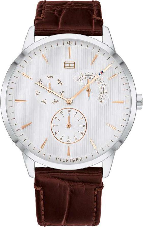 Đồng Hồ Nam Tommy Hilfiger Máy Pin Lịch Thứ Ngày Dây Da 1710389 (44mm)