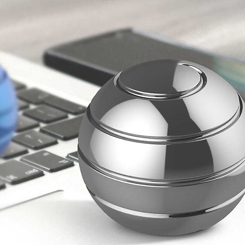Giảm Stress Động Bàn Đồ Chơi Toàn Thân Ảo Ảnh Quang Học Fidget Spinner Bóng Bạc 55Mm