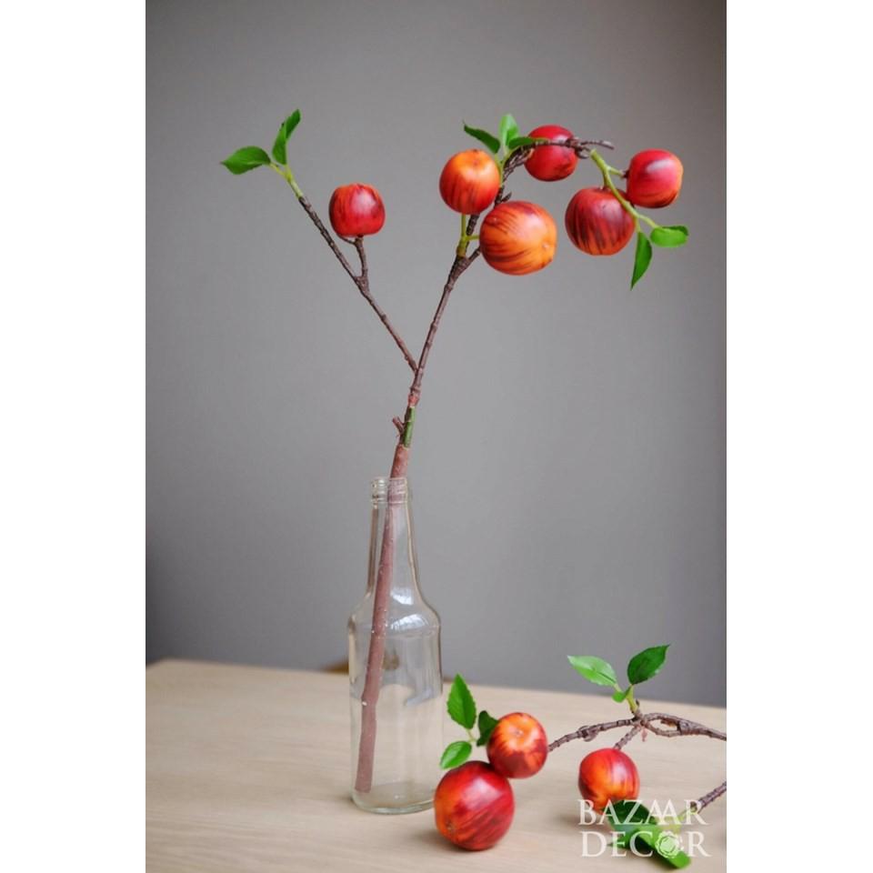 Cành táo trang trí - cây giả, dài 35cm,chất lượng cao hàng loại 1. Trang trí nhà cửa, cắm lọ, phụ kiện chụp ảnh