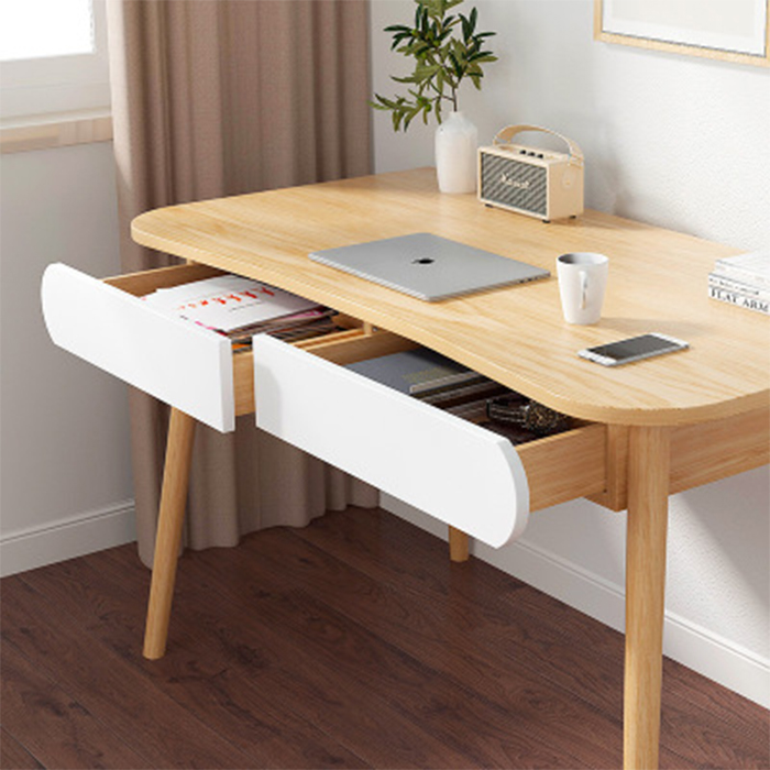 Bàn làm việc 120x60cm 2 ngăn kéo tiện dụng
