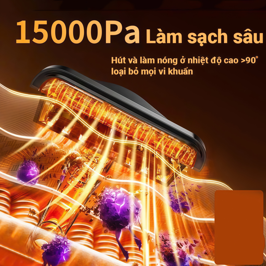 Máy giặt nệm, thảm, sofa bằng hơi nước nóng 4 trong 1 thương hiệu Nga cao cấp DSP KD2065 - Hàng chính hãng