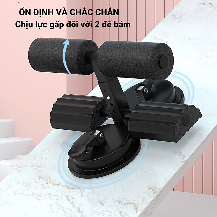 Dụng Cụ Tập Bụng 2 Đế Hút Chân Không Đa Năng Kiểu Dáng Mới Siêu Bám Hút