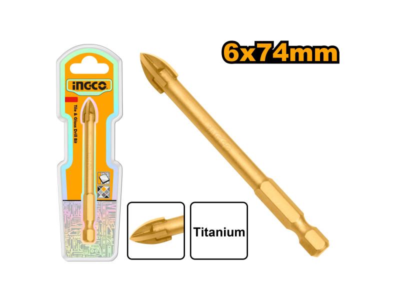 MŨI KHOAN KÍNH VÀ GẠCH ĐUÔI LỤC GIÁC 4MM DBG1130601 INGCO - HÀNG CHÍNH HÃNG