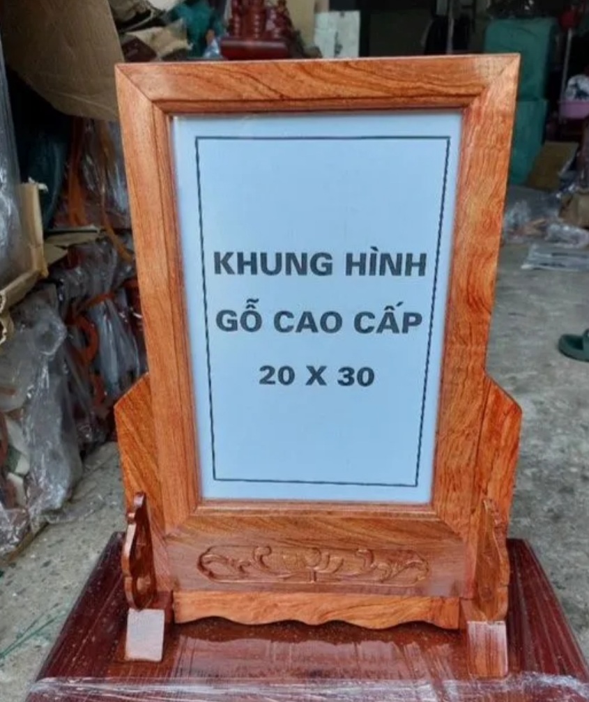 Khung hình thờ cao cấp,khung ảnh thờ gỗ hương-Nhiều cỡ ảnh