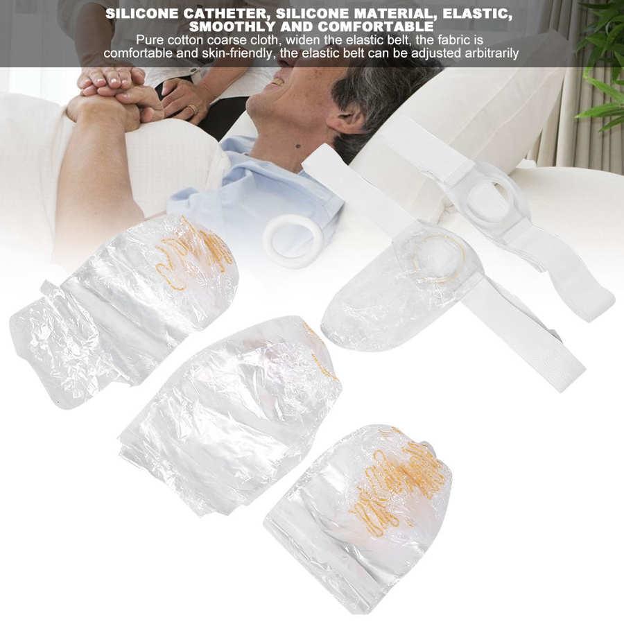 Có thể tái sử dụng Tã người lớn Nam Nước Tiểu Túi Ngày Đêm Dual Sử Dụng Đeo Nam Nước Tiểu Túi Nằm Liệt Giường Bệnh Nhân Tiểu Tiện Quần
