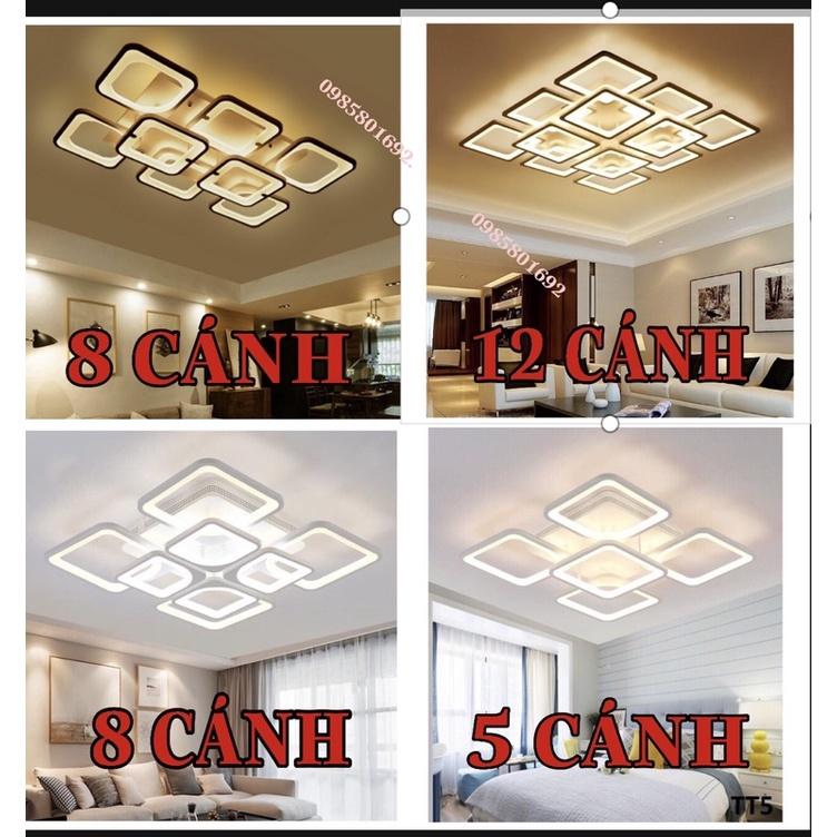 ĐÈN ỐP TRẦN tô điểm VUÔNG 5-8 Cánh Hàng Chuẩn