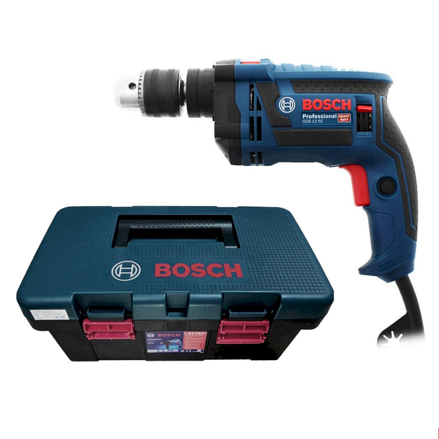 Máy khoan động lực Bosch GSB 13RE - Tặng bộ phụ kiện FREEDOM 90 chi tiết