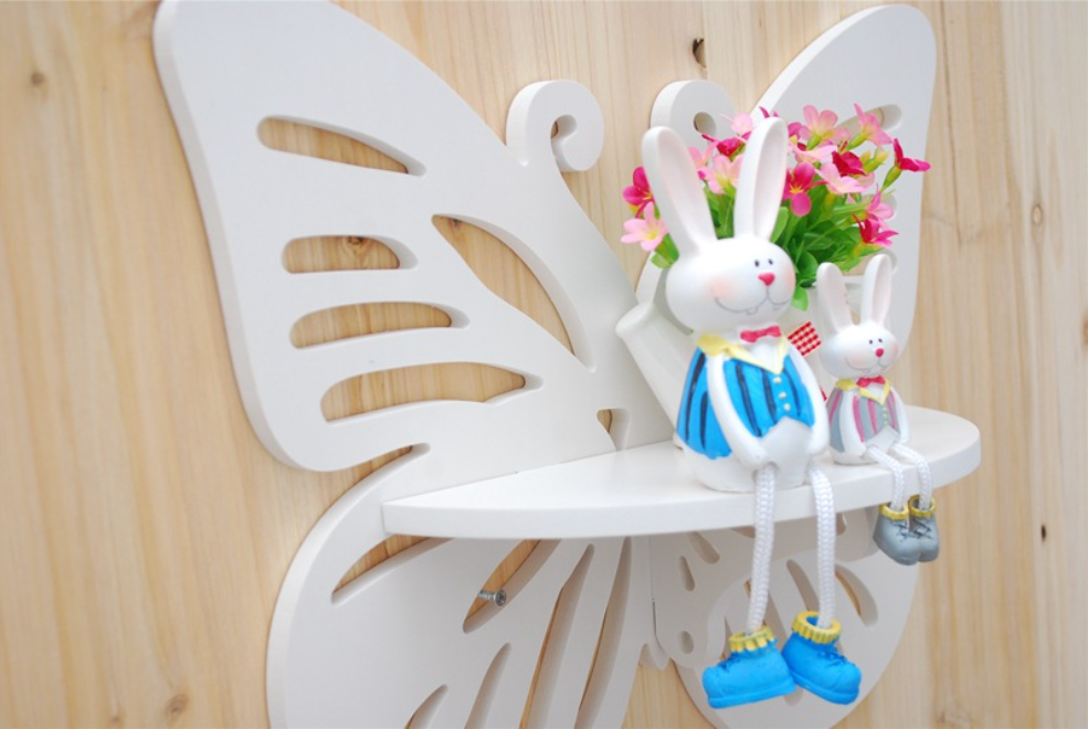 Kệ Trang Trí Tường Nội Thất Hình Bướm PaKaSa - Hàng Chính Hãng