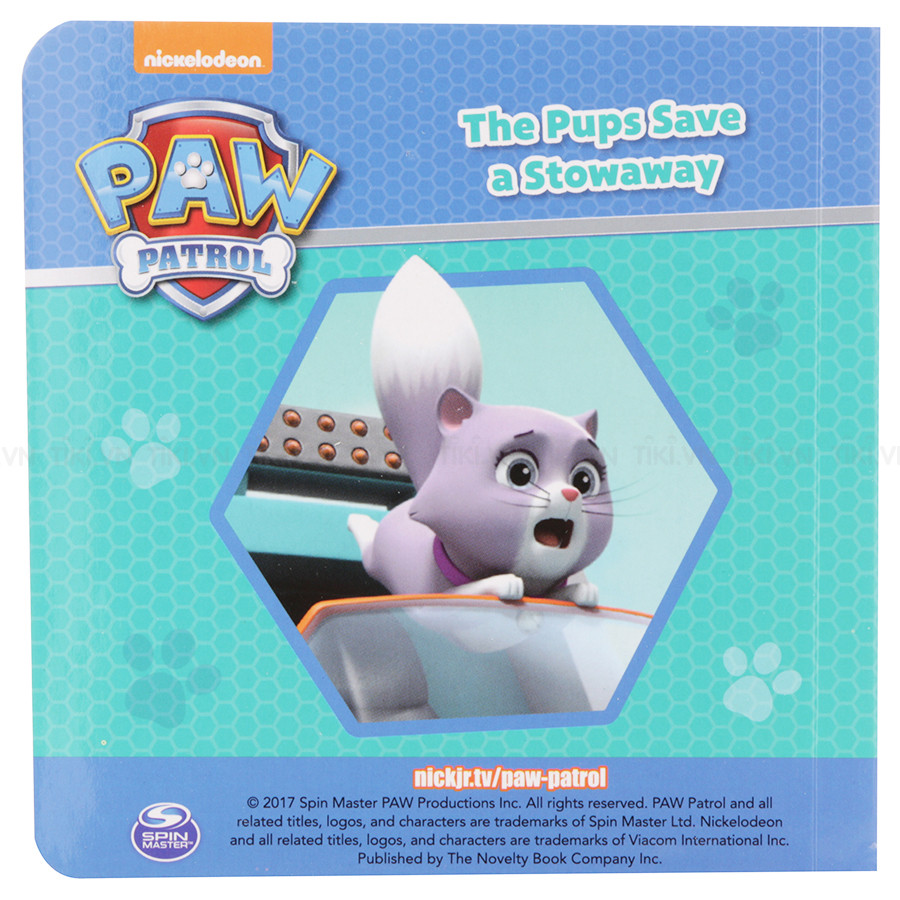 Nickelodeon Paw Patrol: 4 Board Books In A Box - Chú chó cứu hộ