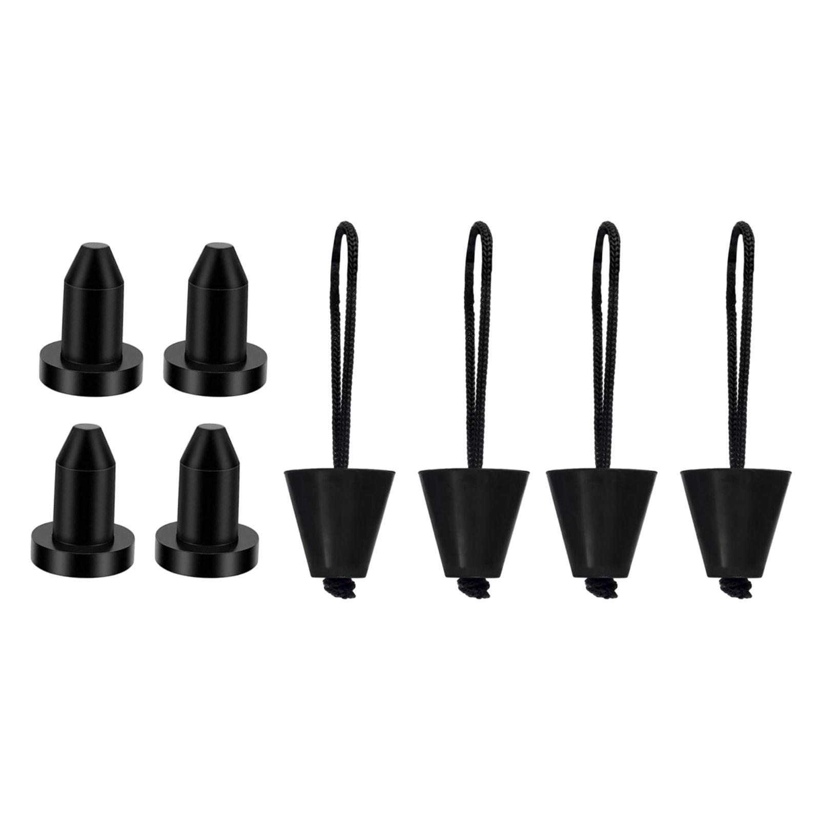 8x Kayak Scupper Plug  Kayak Drain Plug Accessories Supplies Silicone Drain Holes Stopper Bung for Raft Fishing Boat Canoe
