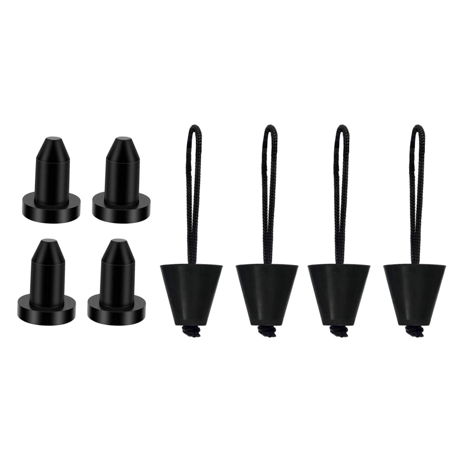 8x Kayak Scupper Plug Kayak Drain Plug Accessories Supplies Silicone Drain Holes Stopper Bung for Raft Fishing Boat Canoe