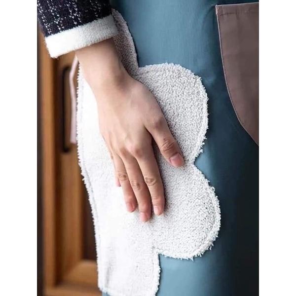 Tạp dề hoa cúc có chỗ lau tay