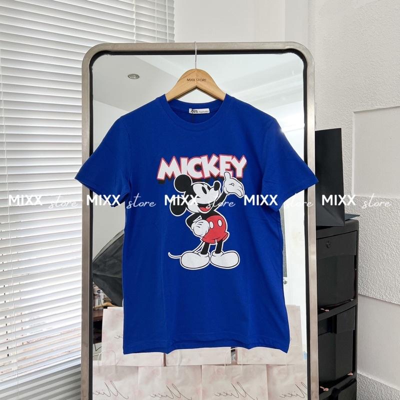 Áo Thun Nữ Mickey chất thun cotton mềm mịn thoáng mát phom suông năng động trẻ trung