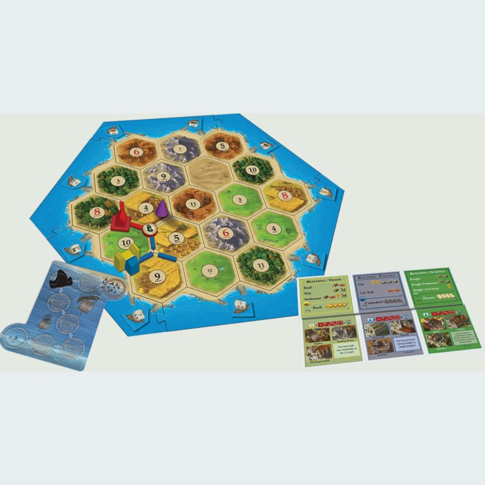 Bộ đồ chơi Board Game gia đình Catan Cities & Knights thú vị