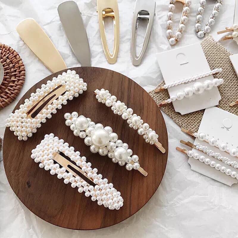 Set 4 Kẹp Tóc Hàn Quốc Siêu Xinh Cho Bạn Gái