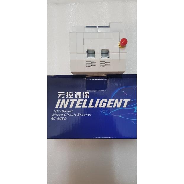Aptomat cầu dao tổng RCBO CB thông minh wifi đo điện năng, chống giật, App Smart life Tuya, 63A - 2P, 100A - 4P