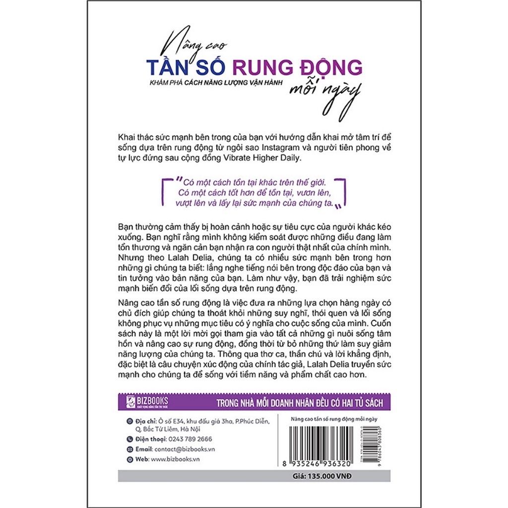 Sách - Nâng Cao Tần Số Rung Động Mỗi Ngày: Khám Phá Cách Năng Lượng Vận Hành - MC