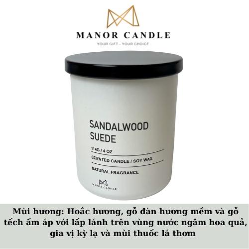 Nến thơm phòng, tinh dầu cao cấp  Manor Candle, không khói an toàn, dùng trang trí nhà cửa và quà tặng