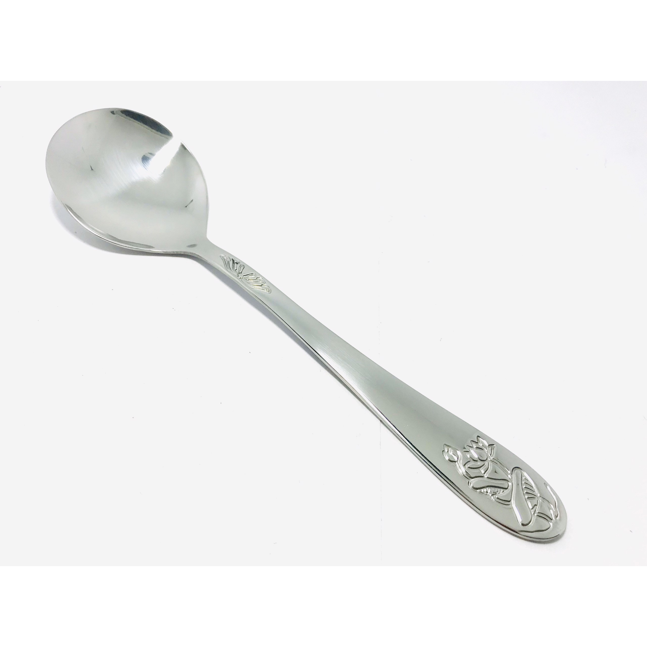 Bộ muỗng súp hoạ tiết hoa sen