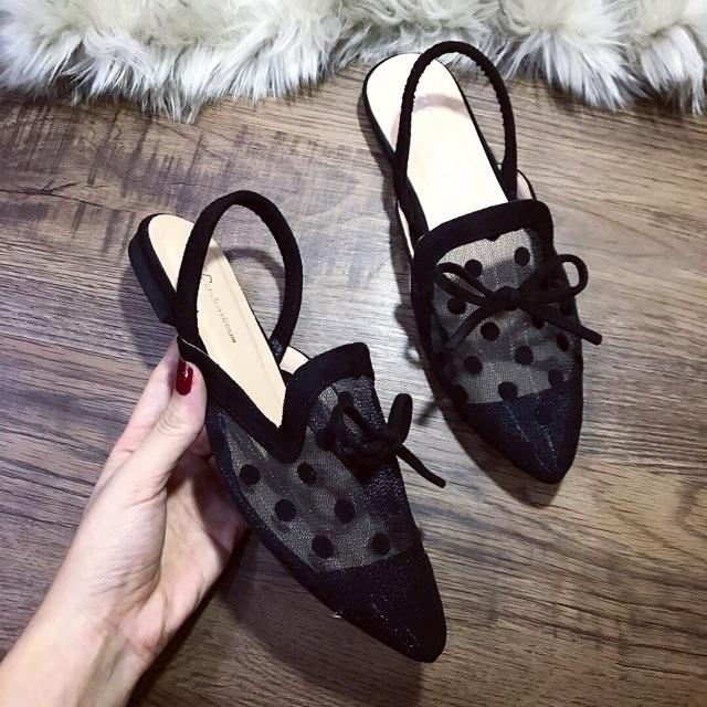 Bb mũi nhọn lưới thắt nơ