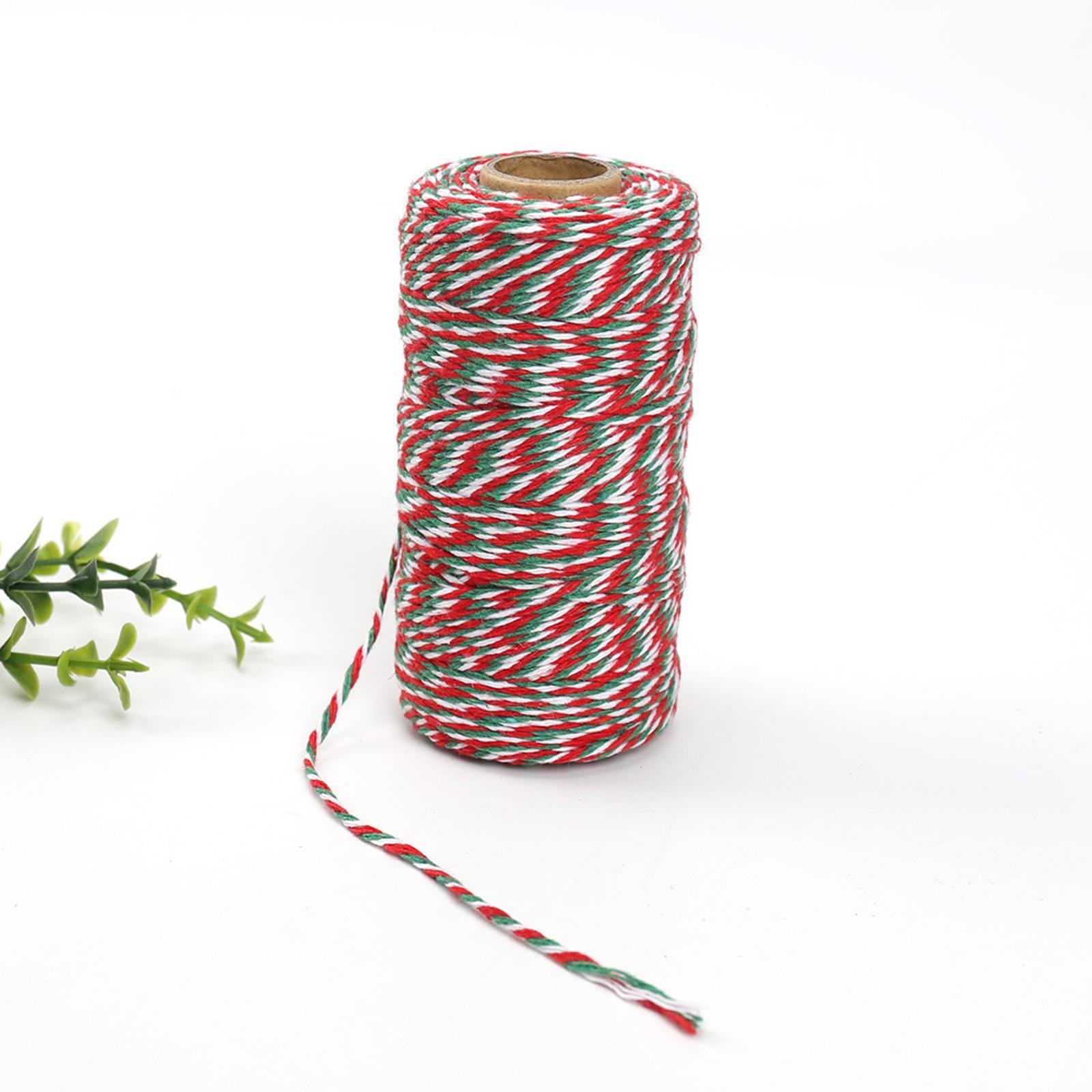 Xmas Twine Rope Craft Twine Rope Durable Rope for Gift Wrap Crafts