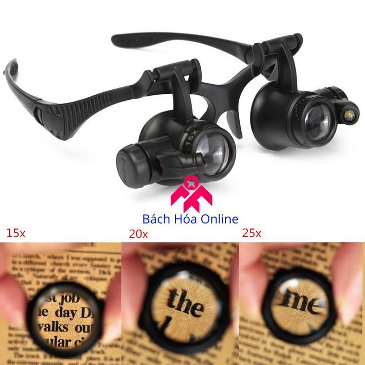 Kính lúp đeo mắt có đèn V2 - Dụng cụ hỗ trợ hàn mạch điện tử