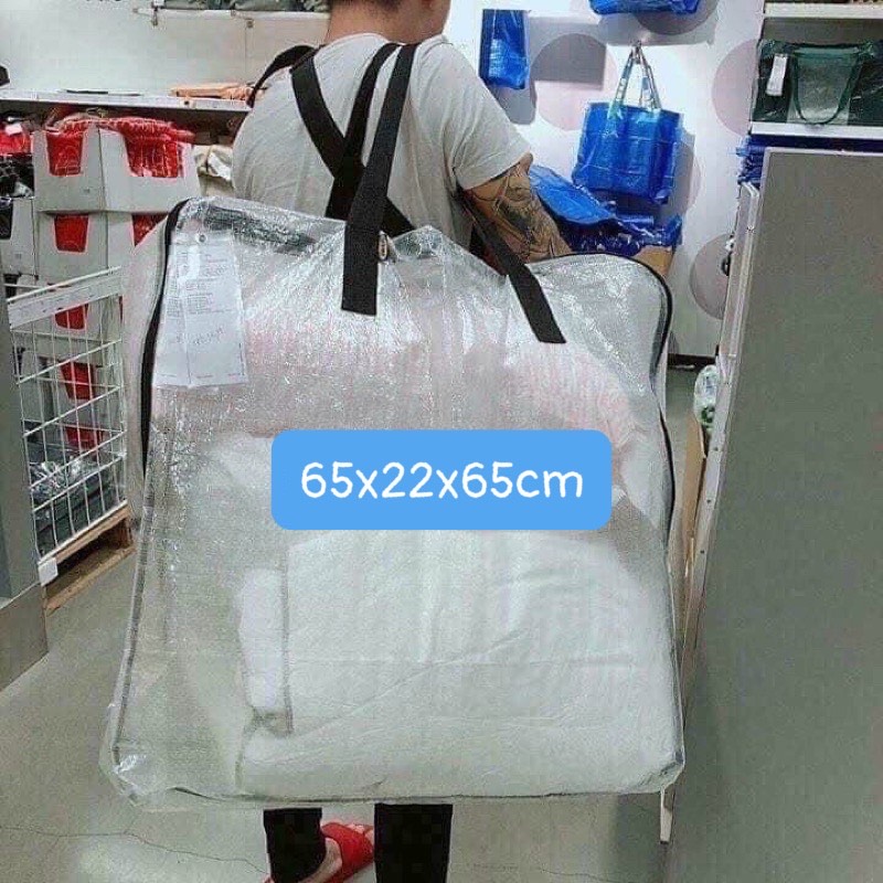Túi Đựng Chăn Màn Hàng Nhà Máy 65x22x65cm Tráng Nhựa Nguyên Sinh Chắc Chắn