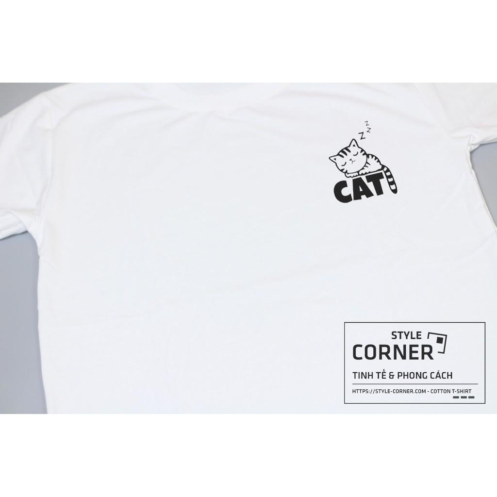 Áo thun Cotton 4 chiều Siêu mát Style Corner Mèo nhỏ