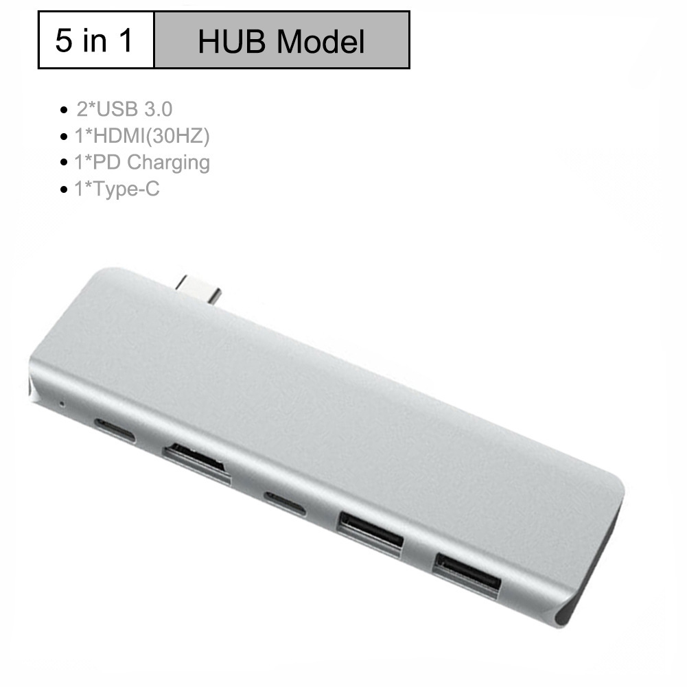 Cổng Chuyển Hub USB C, Type-C ra HDMI 4K 60hz/ usb 3.0 /USB Type-C/PD