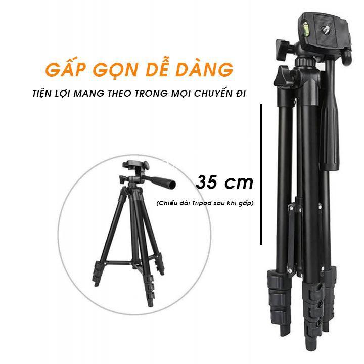 Gậy Tripod 3120, 3110 - Gậy Live Stream - Gậy chụp hình tự sướng 3 Chân Đa Năng