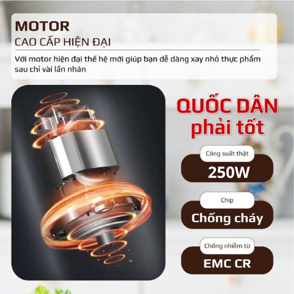 Máy xay thịt đa năng SOKANY SK-06009 nhỏ gọn dung tích 700ml, xay thịt cá, xay thực phẩm, xay tỏi ớt - HÀNG CHÍNH HÃNG - DELIYA