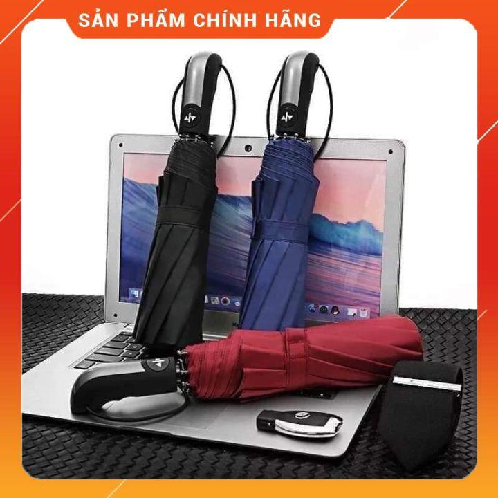 Ô dù 10 nan đóng mở bằng nút bấm chống tia UV Hasu