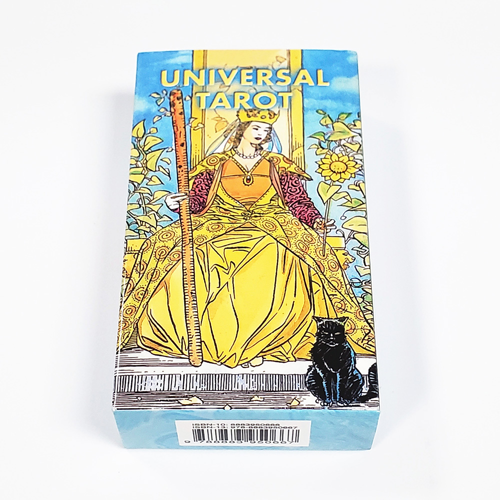 Bộ Bài New Universal Waite Tarot 7x12 Cm Tặng Đá Thanh Tẩy