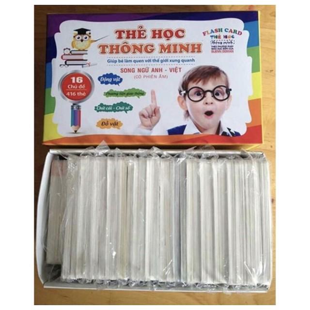 Thẻ Học Thông Minh 16 Chủ Đề Song Ngữ cho bé