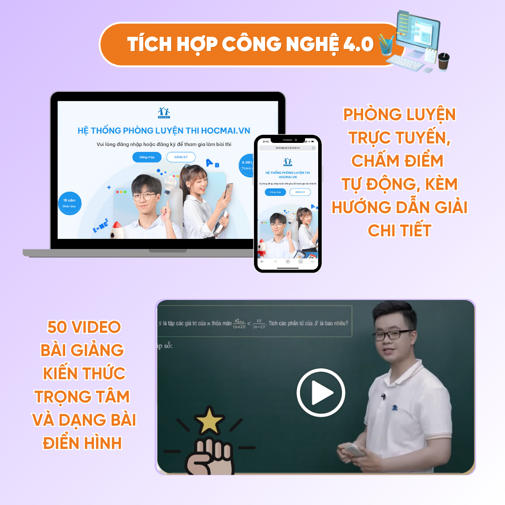 Lớp 12 Chương trình mới - Sách Học giỏi toàn diện Toán-Lí-Hóa, ôn thi tốt nghiệp THPT và ĐGNL 2026
