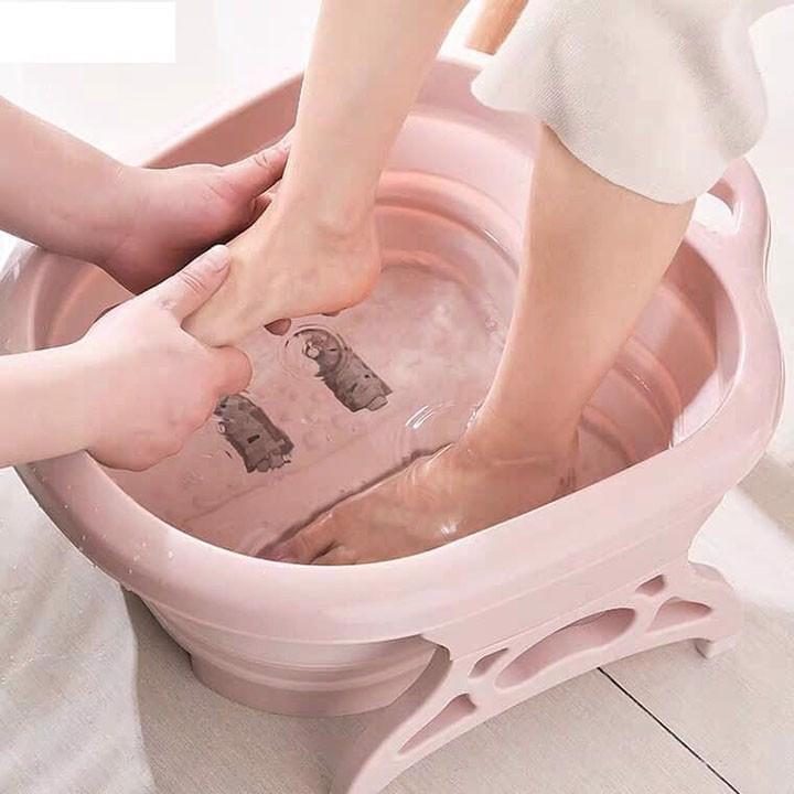 Chậu ngâm chân massage gấp gọn hàng cao cấp tiện lợi