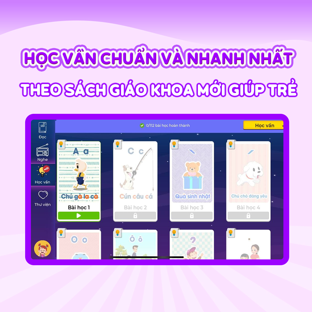 Ứng dụng học tiếng Việt theo chuẩn GDPT mới tại Việt Nam cho trẻ Mầm Non & Tiểu Học  - Gói VMonkey trọn đời