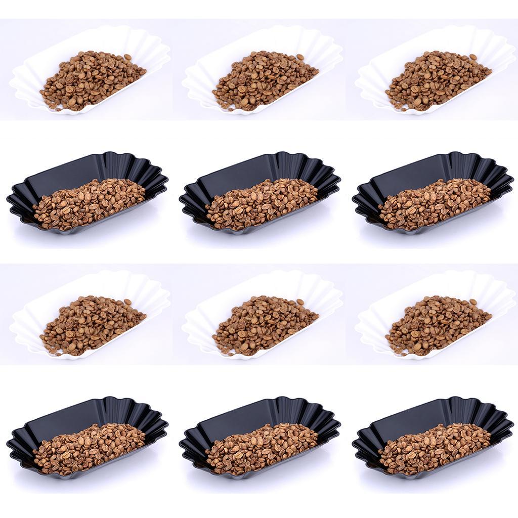 12x Coffee Cupping Sample Tray Oval Tray for Green and Roasted Coffee Beans