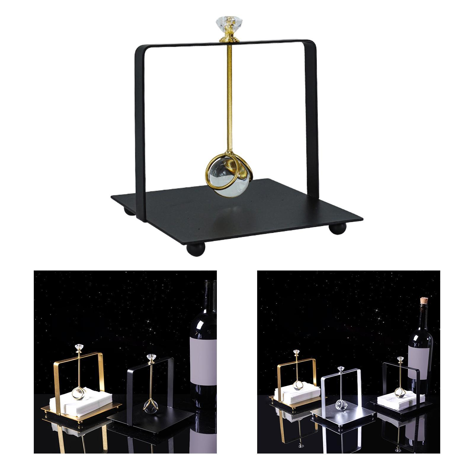 Napkin Holders Rack Metal Organizer Tissue Dispenser for Stand Party Kitchen