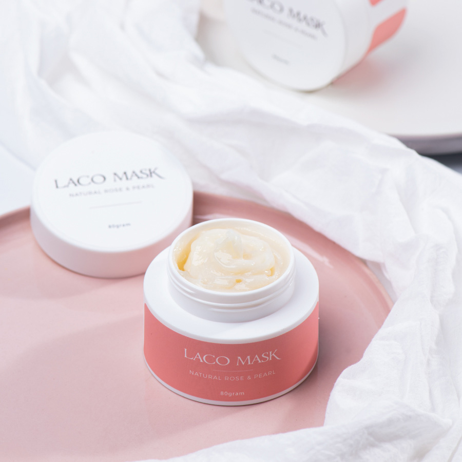 Mặt Nạ Dưỡng Da Laco Mask – Nature Rose & Pearl