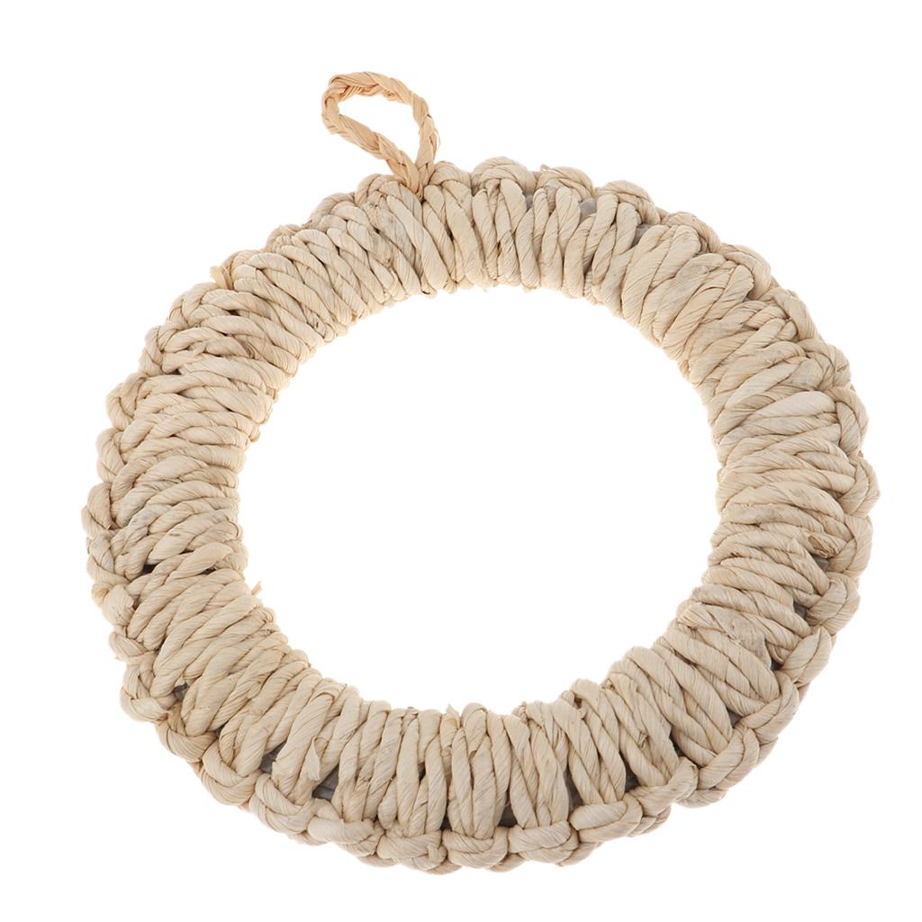 Natural Corn Straw Braided Pot Holder Mat Coaster Woven Placemat 5.9inch