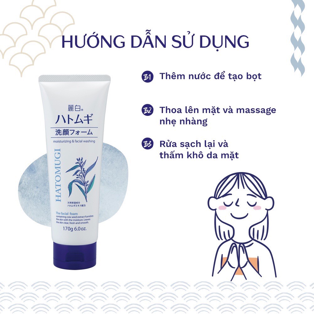 Sữa Rửa Mặt Dưỡng Ẩm Làm Sạch Bụi Bẩn Và Bã Nhờn Nhẹ Dịu Cho Làn Da Nhạy Cảm Facial Foam