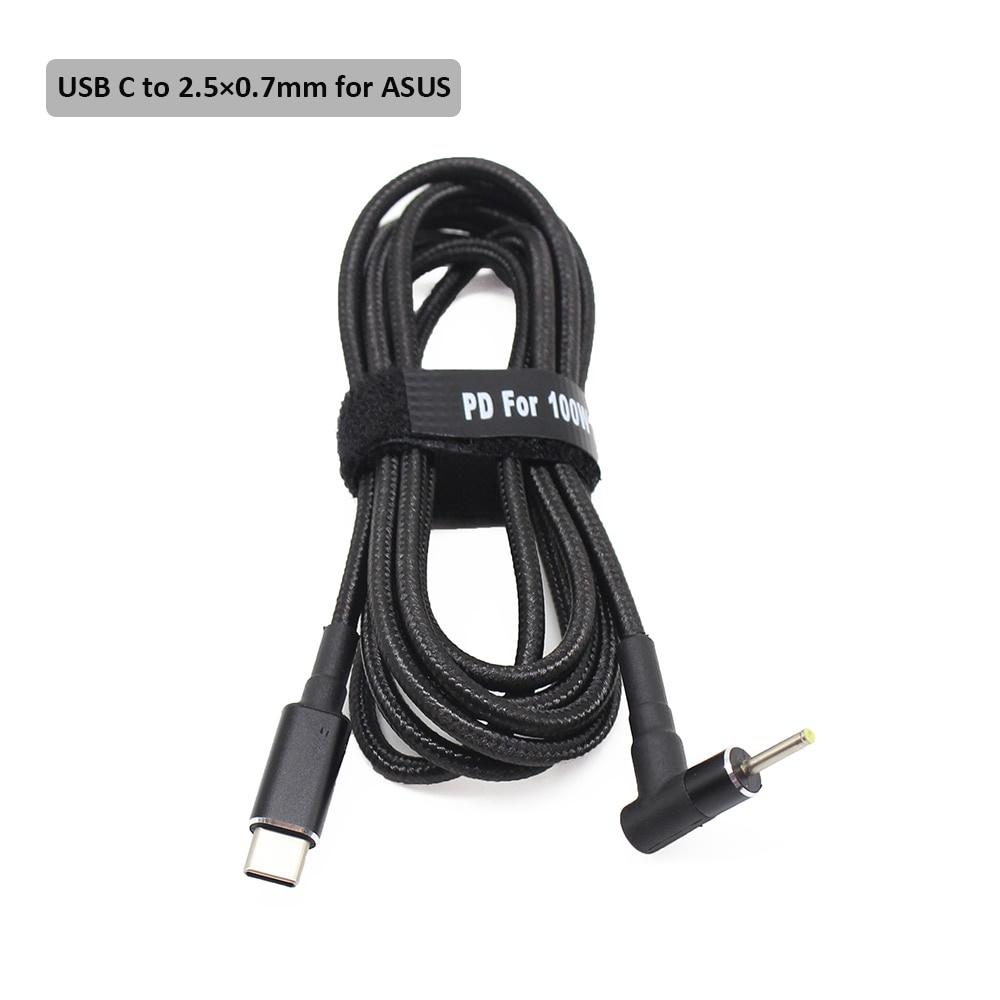 Dây Cáp Sạc 100w Dc Pd Chuyển Đổi Usb C Cho Laptop Asus