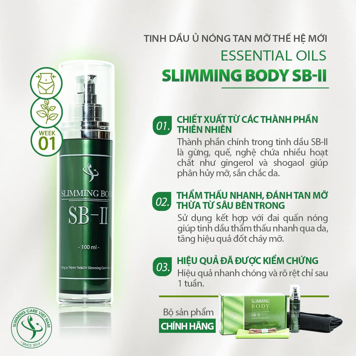 Tinh dầu Slimming Care Body Oil 100ml