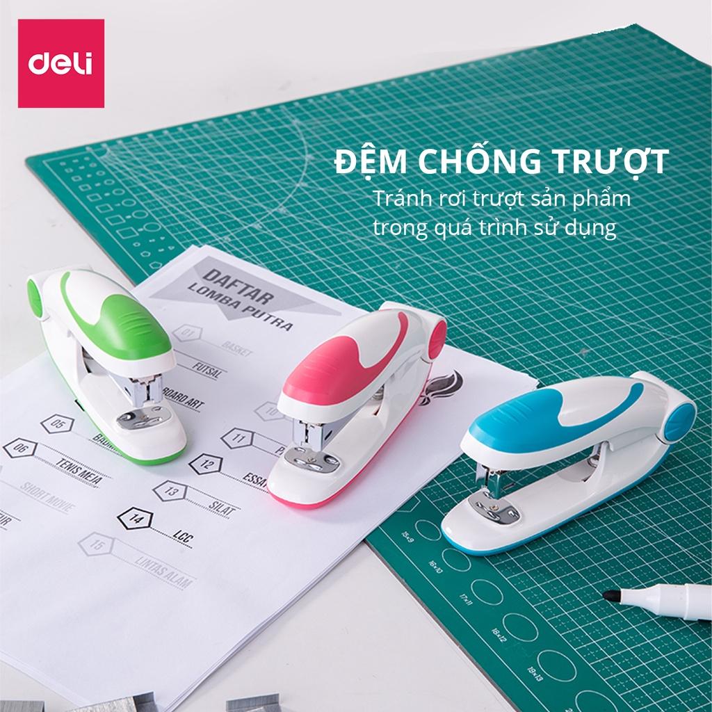 Hình ảnh Dập Ghim Deli 20 Trang Deli - Sử Dụng Ghim 24/6 và 26/6 - Phù Hợp Học Sinh Văn Phòng - 1 Chiếc - E0319