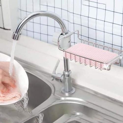 Kệ Để Đồ Rửa Chén Bằng Inox Cạnh Vòi Rửa Không Gỉ