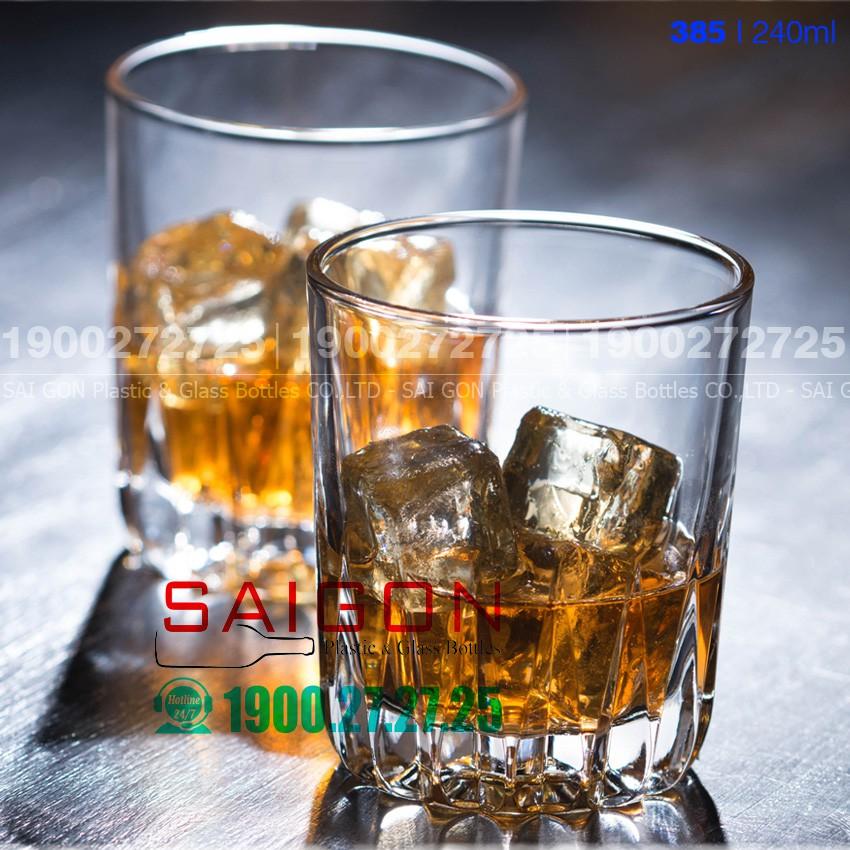 Ly Thủy Tinh Cao Cấp Đáy Khía 278ml | Nhập Khẩu Thái Lan