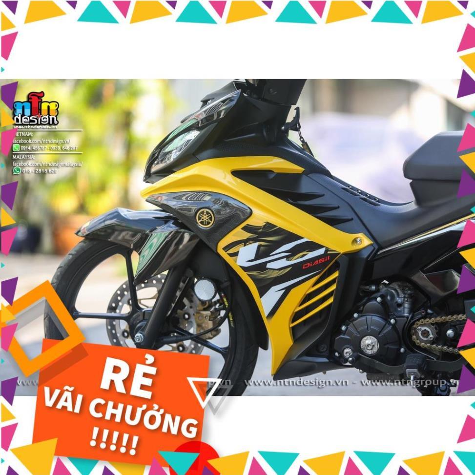 Tem Rời Exciter 135 Mẫu LC 2021 Zin Vàng Đen Trắng