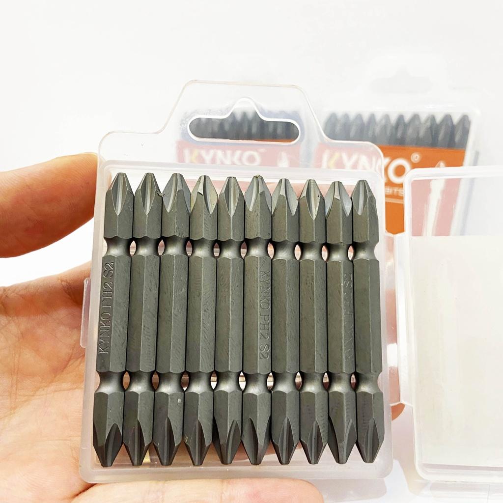 Mũi vít 2 đầu PH2 chiều dài 65mm CHÍNH HÃNG KYNKO MVKM2XPH2-065-V10